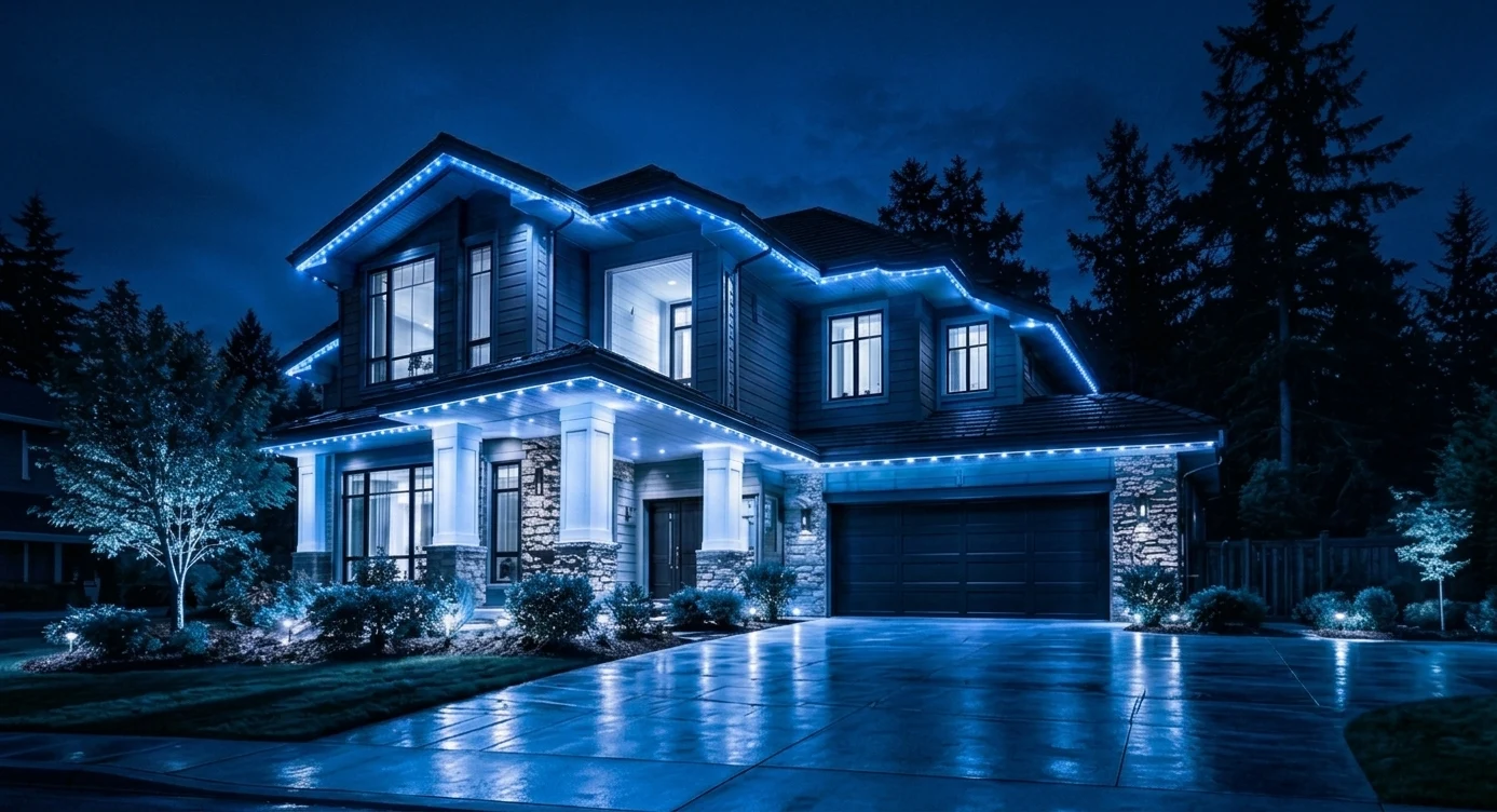 App-controlled color-changing lighting