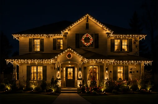 IDALITE permanent outdoor lighting installation